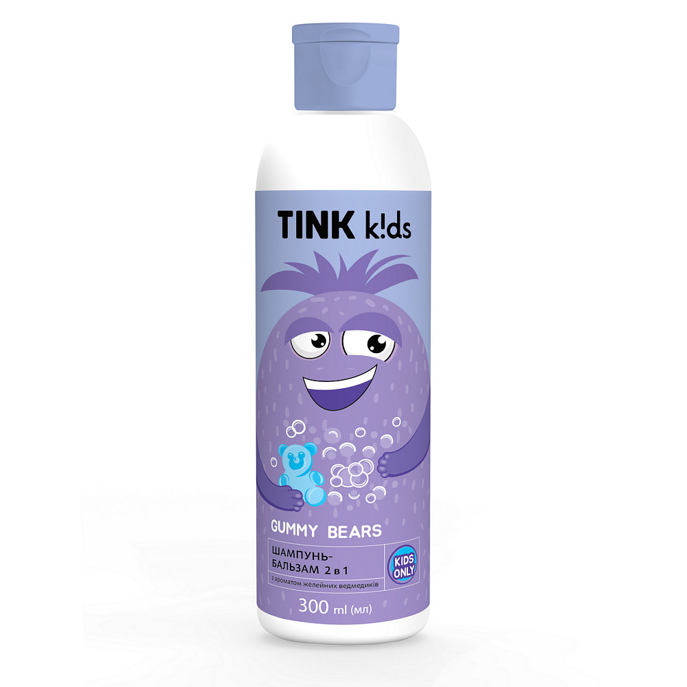 Шампунь-бальзам 2 в1 Gummy Bears kids Tink 300 мл Киев - изображение 1