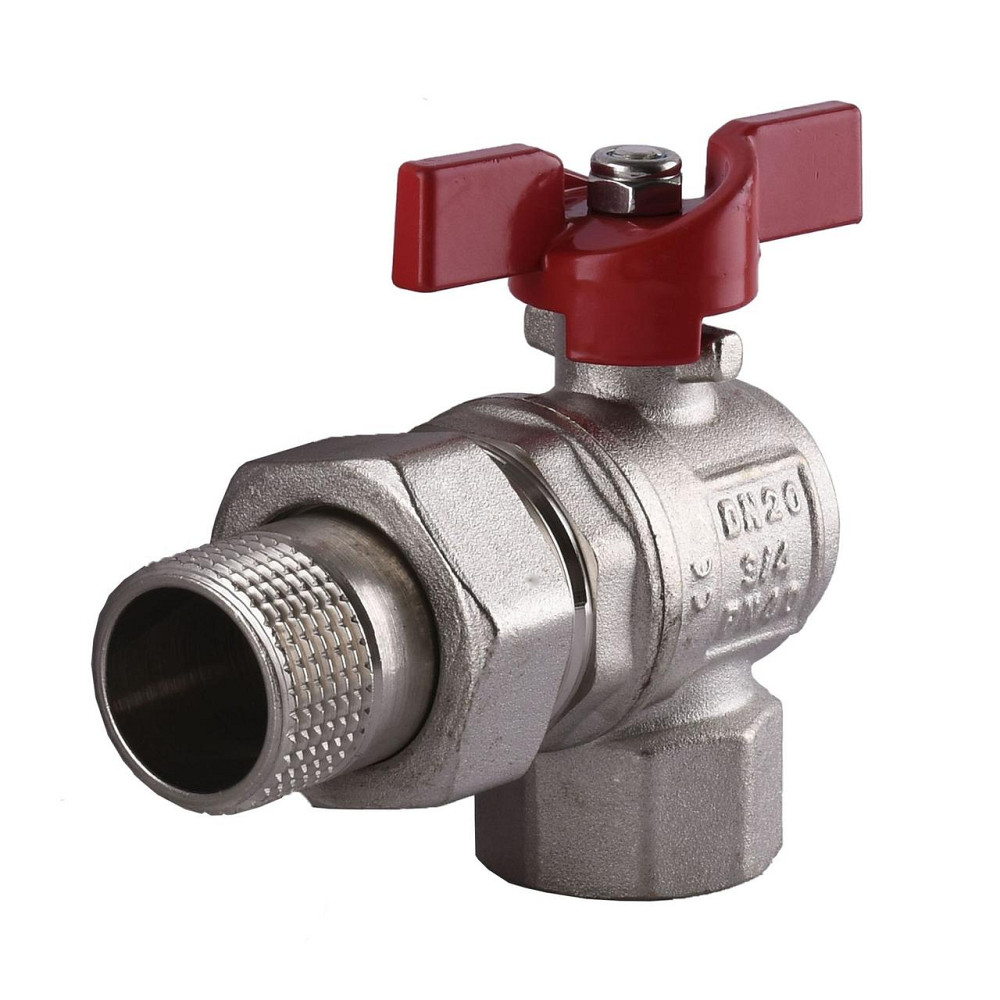 Кран кульовий кутовий з американкою SELBA 3/4″ SL1543 (000010429) Київ - фото 2