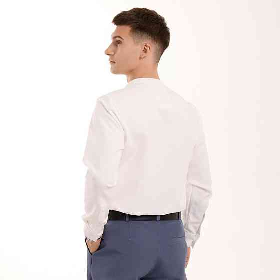 Молочна сорочка чоловіча з довгими рукавами Pobedov Legend Київ