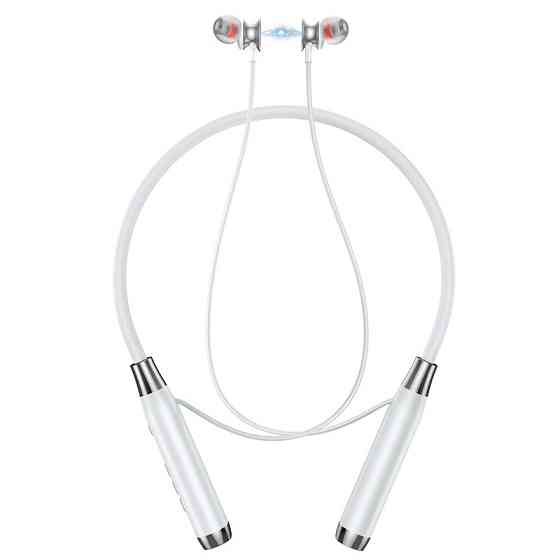 Наушники на шею беспроводные HOCO ES62 Pretty Bluetooth серые 6931474770745 Одесса