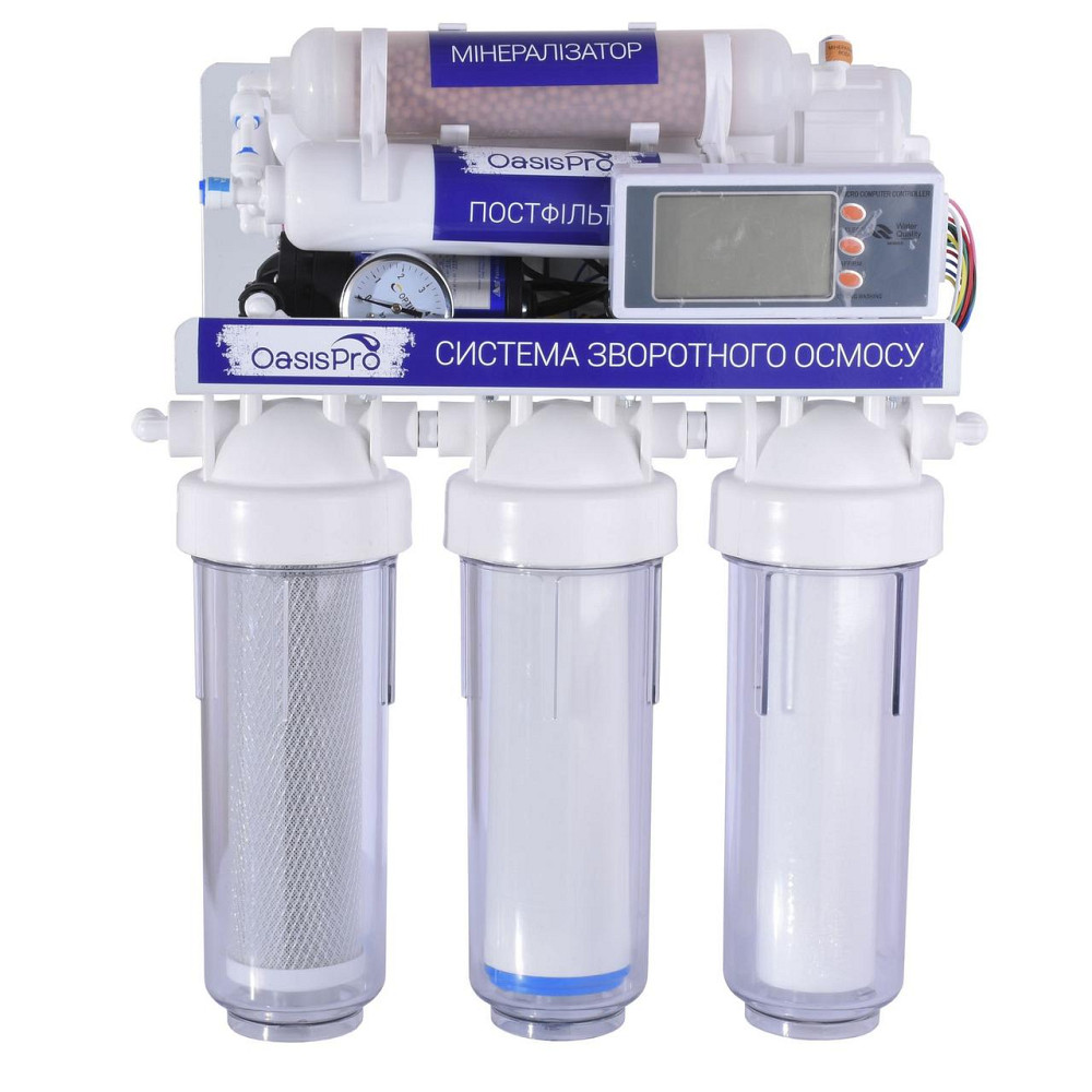 Система обратного осмоса OasisPro, насос + ПЛАСТ. бак, минерализатор, блок управления BSL02M-RO-75 (000022841) Киев - изображение 7