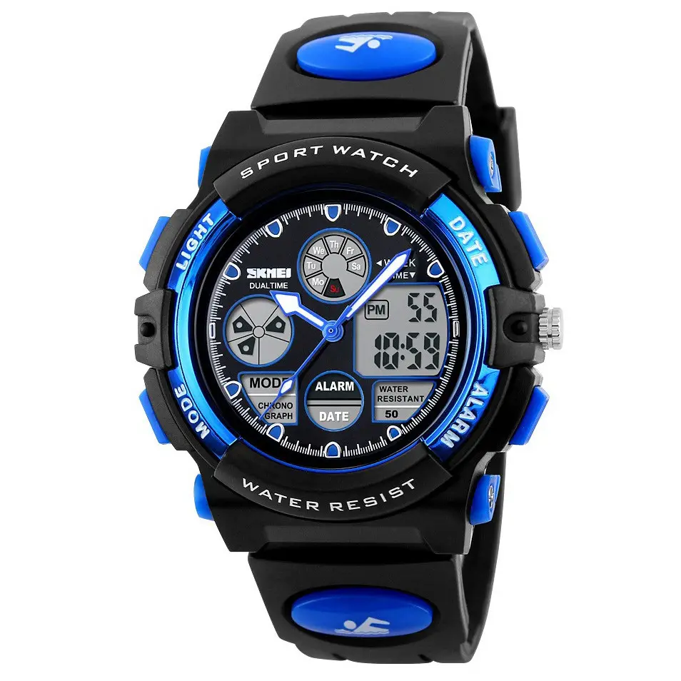 Детские спортивные наручные часы Skmei 1163 (Синие) Винница - изображение 2
