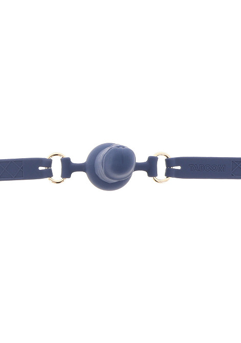 Кляп в виде фаллоса Silicone Penis Ball Gag Blue Sex Aura Киев - изображение 6