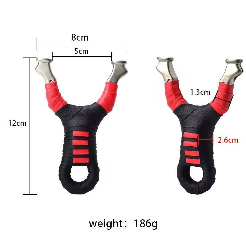 Спортивна рогатка з нержавіючої сталі з прицілом і шкіряною рукояткою Київ - фото 7