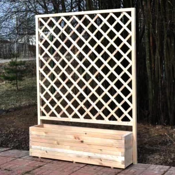 Кашпо со шпалерой 