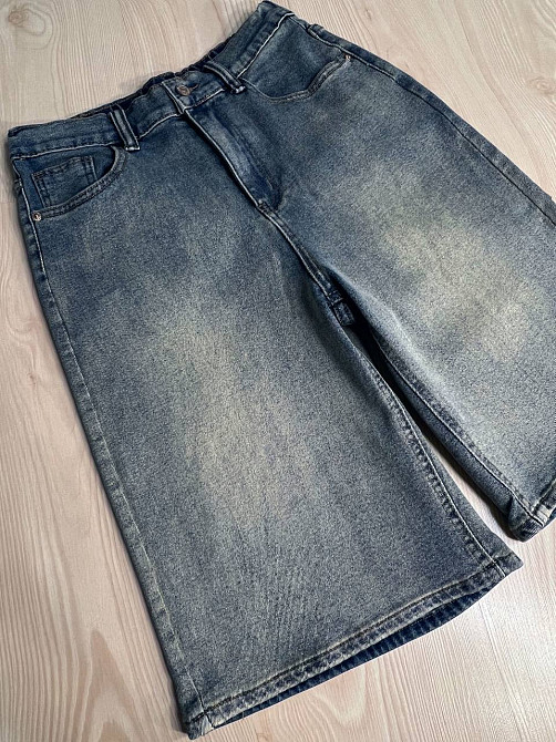 Шорты женские джинсовые Allure 560-88 бермуды с резинкой на талии голубые, голубой, З2, 32, 84 см, 112 см Киев - изображение 18