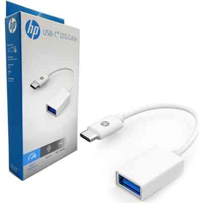 Переходник USB3.1 Type-C to USB (OTG) 0.15m white HP (DHC-TC105) Винница