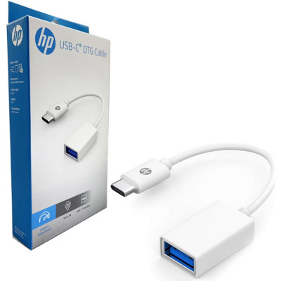 Перехідник USB3.1 Type-C to USB (OTG) 0.15m white HP (DHC-TC105) Вінниця - фото 3