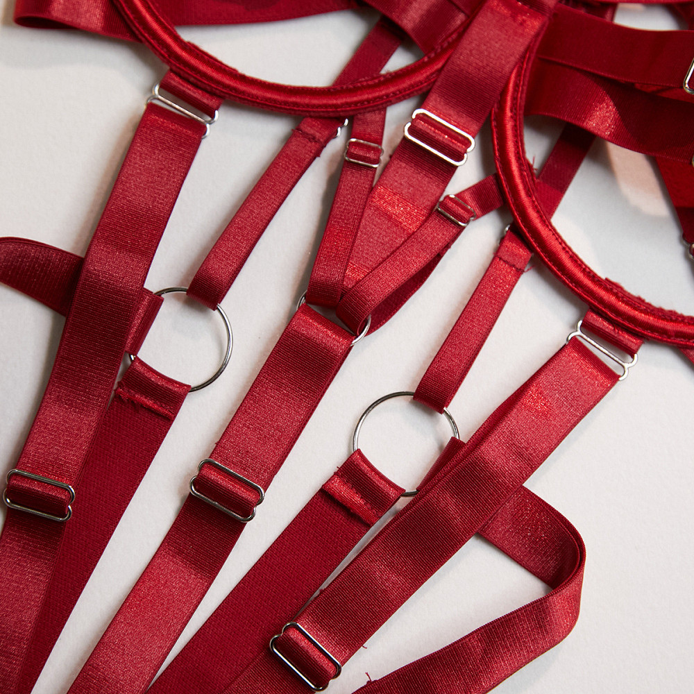 Сексуальное боди женское S красный Киев - изображение 4