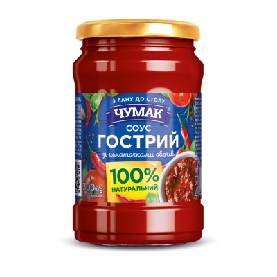 Соус Чумак Гострий 300 г с/б (4823096007847) Вінниця - фото 1