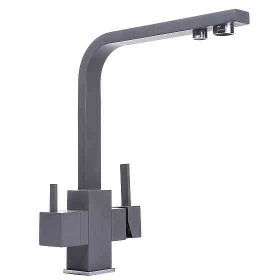 Змішувач для кухні під осмос Globus Lux LAZER GLLR-0111-3-TITANIUM Луцьк