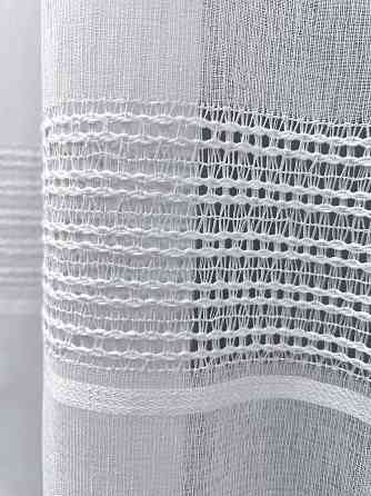 Тюль VR-Textil 2086т Мережка Льон Білий 300х240 см (42-1362) Київ