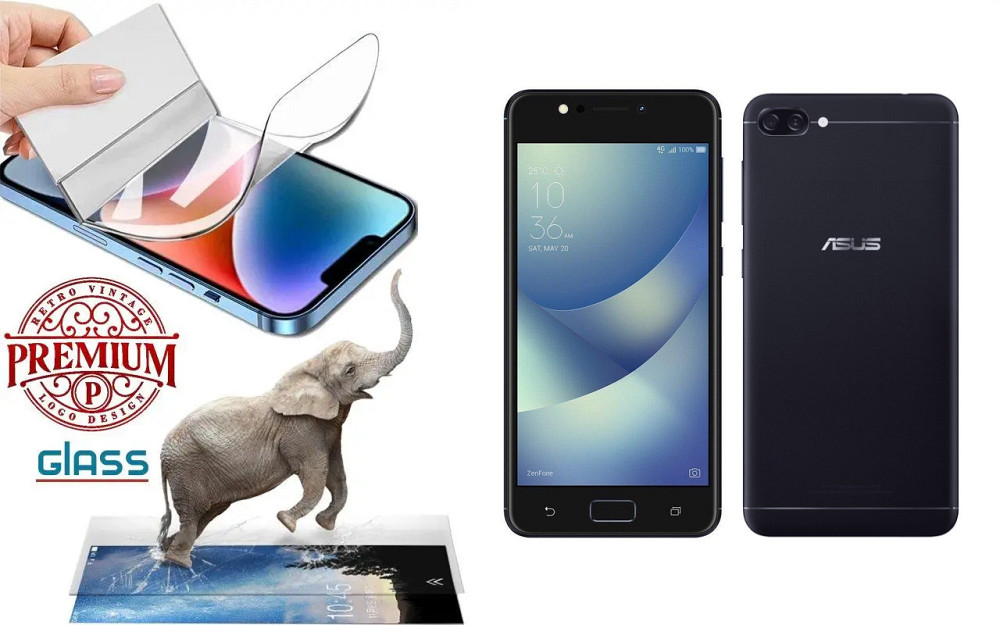 Полиуретановая пленка Asus ZenFone 4 Max ZC520KL, Premium, толщина 0,2 мм Киев - изображение 1