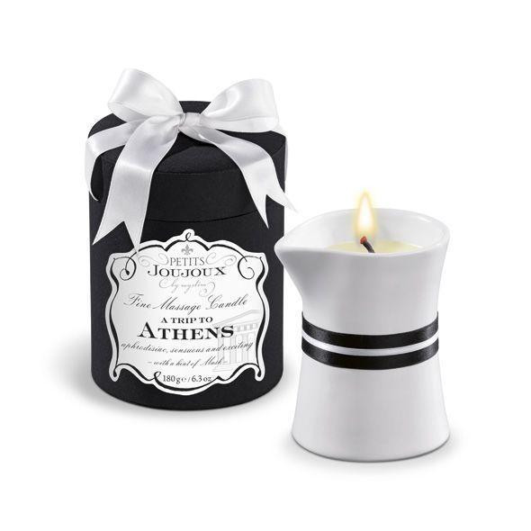 Массажная свечa Petits Joujoux - Athens - Musk and Patchouli (190 г) роскошная упаковка Sex Aura Киев - изображение 1