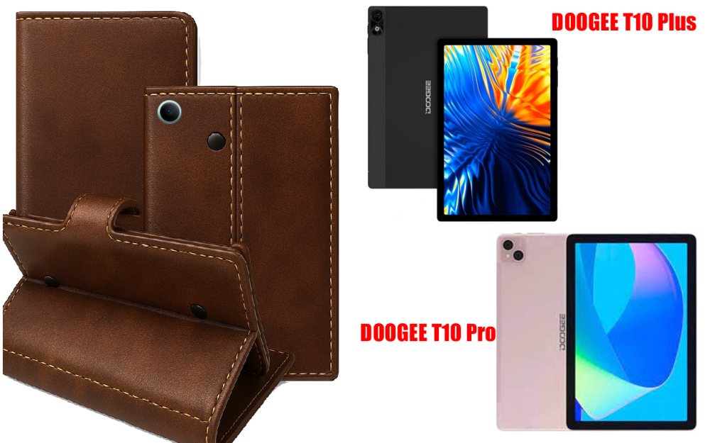 Книга-трансформер для планшета Doogee T10 Plus, T10 Pro, цвет Black Buno-Red Киев - изображение 1