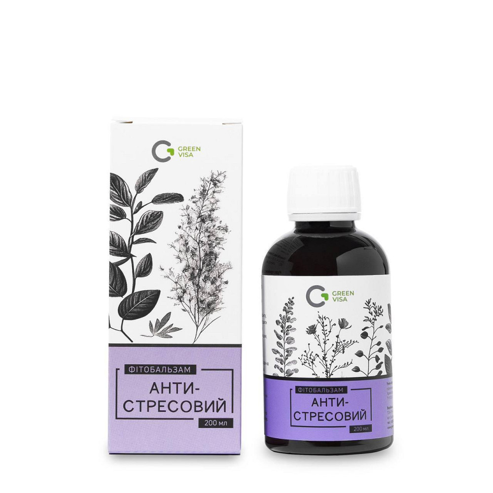 Фітобальзам "Антистресовий" / ТМ Грін-Віза / 200мл Київ - фото 1