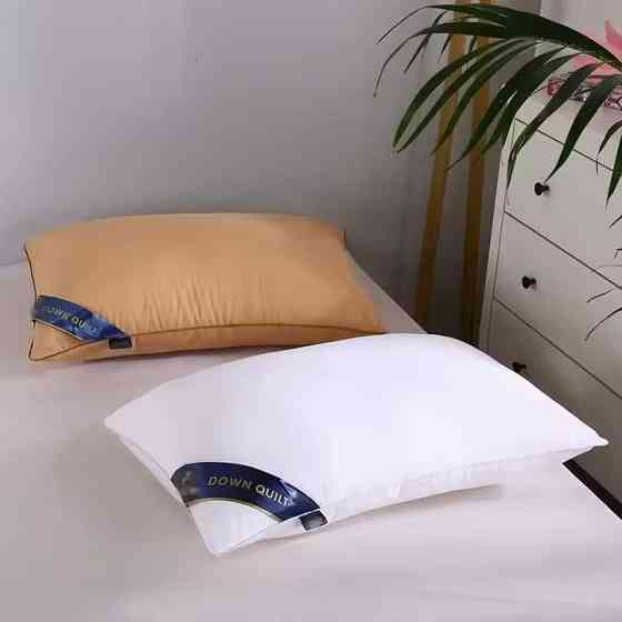 Подушка гипоаллергенная Hilton 74×48 см белая. Гостиничное качество для дома и гостиниц, 900 г,100% полиэстер Каменец-Подольский