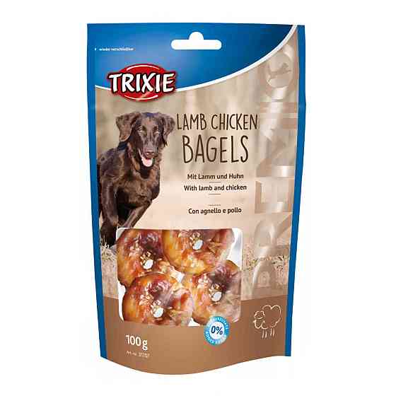 Trixie (TX-31707) Lamb Chicken Bagels ласощі для собак бублики з куркою та ягням 100 г Вінниця