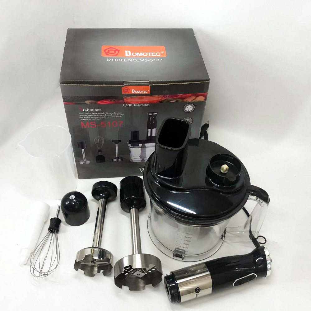 Блендер для збивання крему і соусів, Блендер для кухні з мірним стаканом переносний ZQ-84 Львів - фото 15