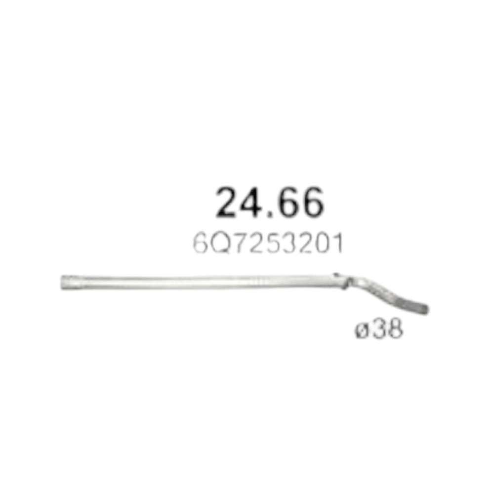 Труба Шкода Roomster 1.2 промежуточная Мукачево - изображение 1