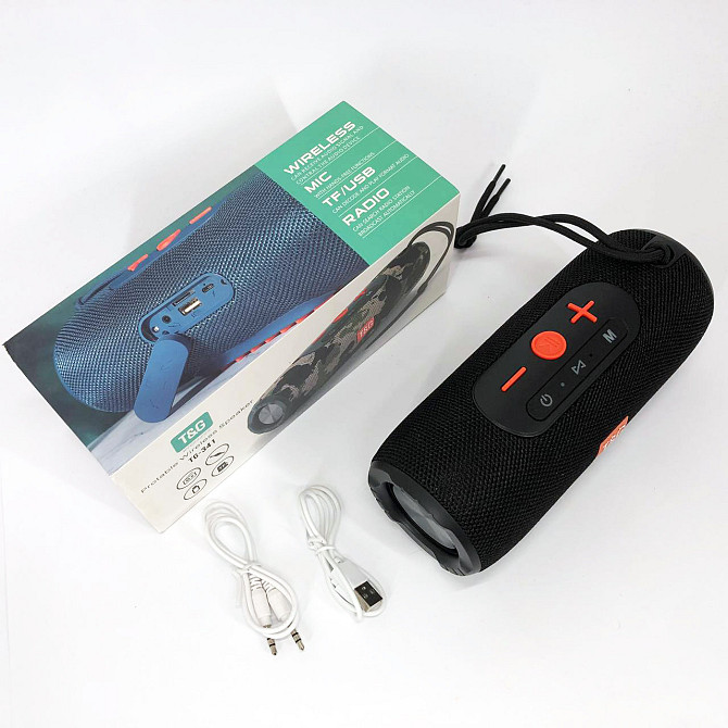 Bluetooth стерео колонка з радіо TG341, Переносна колонка для вулиці, EX-515 Переносні колонки Київ - фото 7