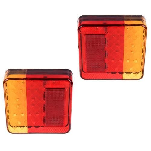 Задній ліхтар BL-64914 L/R з 20+16 світлодіодами, 10-30В, 100x100 мм Харків - фото 1