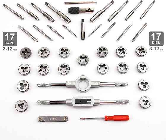 Набір мітчиків та плашок метричний 40 пр. REWOLT T1136 Чернігів