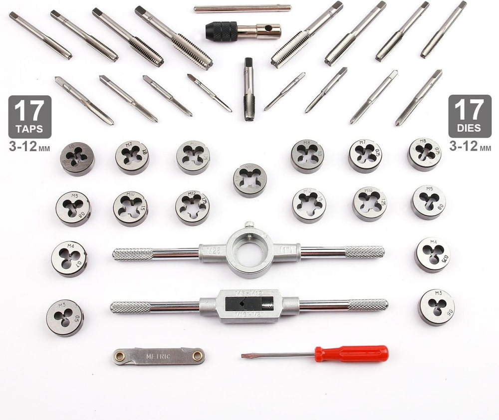 Набір мітчиків та плашок метричний 40 пр. REWOLT T1136 Чернігів - фото 2