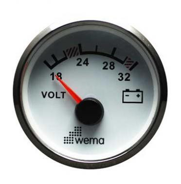 Вольтметр (Белый) 12/24 В Киев - изображение 2