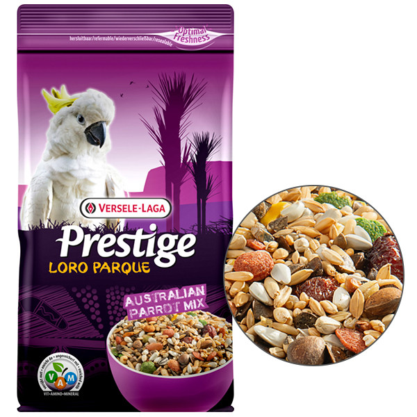 Versele-Laga Prestige Loro Parque Australian Parrot Mix ВЕРСЕЛЕ-ЛАГА ПРЕСТИЖ ЛОРО ПАРК АВСТРАЛИЙСКИЙ ПОПУГАЙ полнорационный корм для какаду Киев - изображение 1