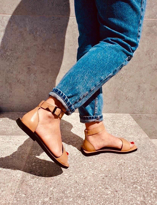 ARLEN БосонІжки жіночі ARLEN Бос-01/03 карамель (літо, шкіра натуральна) (3981) 36-40 Коломыя - изображение 7