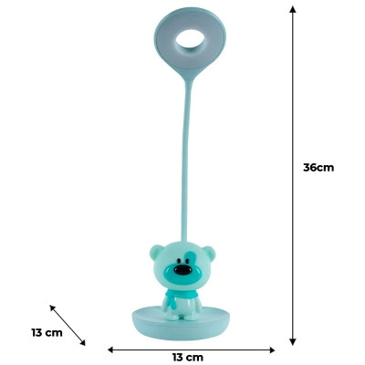 Настольная лампа Kite Bear LED с аккумулятором, зеленый (K24-492-2-4) Винница - изображение 7