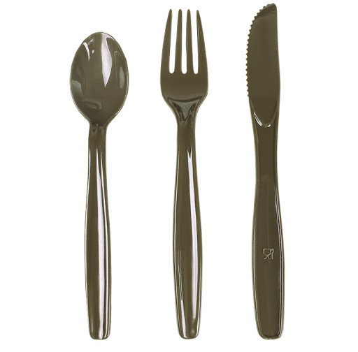 Туристичний Столовий Набір на 4 персони (26 предметів) Mil-Tec "TELLER" (14687000) Olive Нововолинськ - фото 5