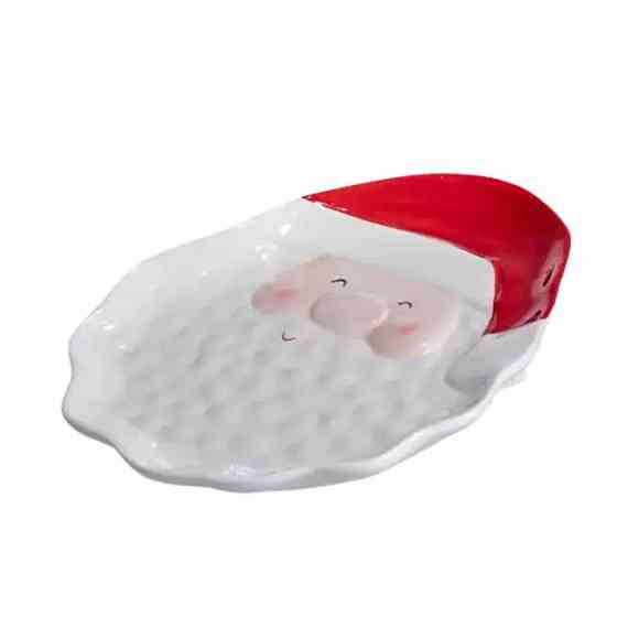 Блюдо сервірувальне новорічне Santa Claus 21*21,5 см з порцеляни CR-1-32 Київ