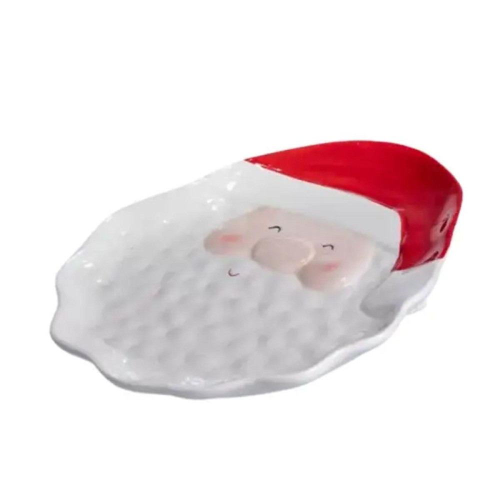 Блюдо сервірувальне новорічне Santa Claus 21*21,5 см з порцеляни CR-1-32 Київ - фото 5