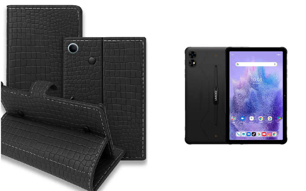 Книга-трансформер для планшета Umidigi Active T1 11, цвет Black Krokodil Black Киев - изображение 1