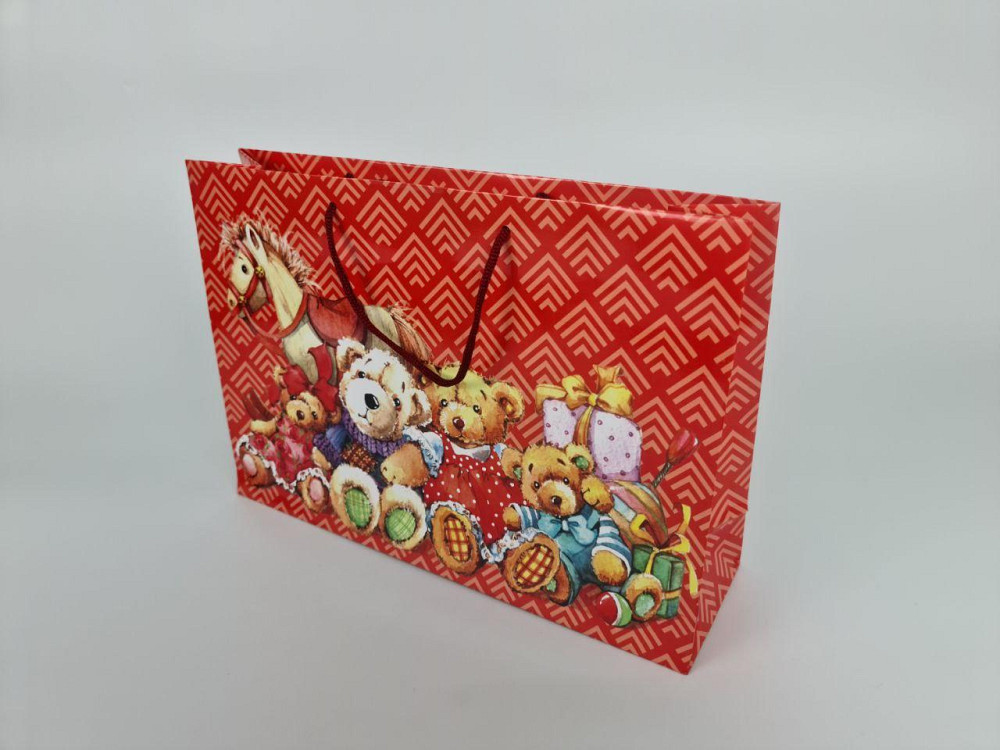 Бумажный большой горизонтальный пакет  36/22/10(артBG-142) (12 шт) Харьков - изображение 2