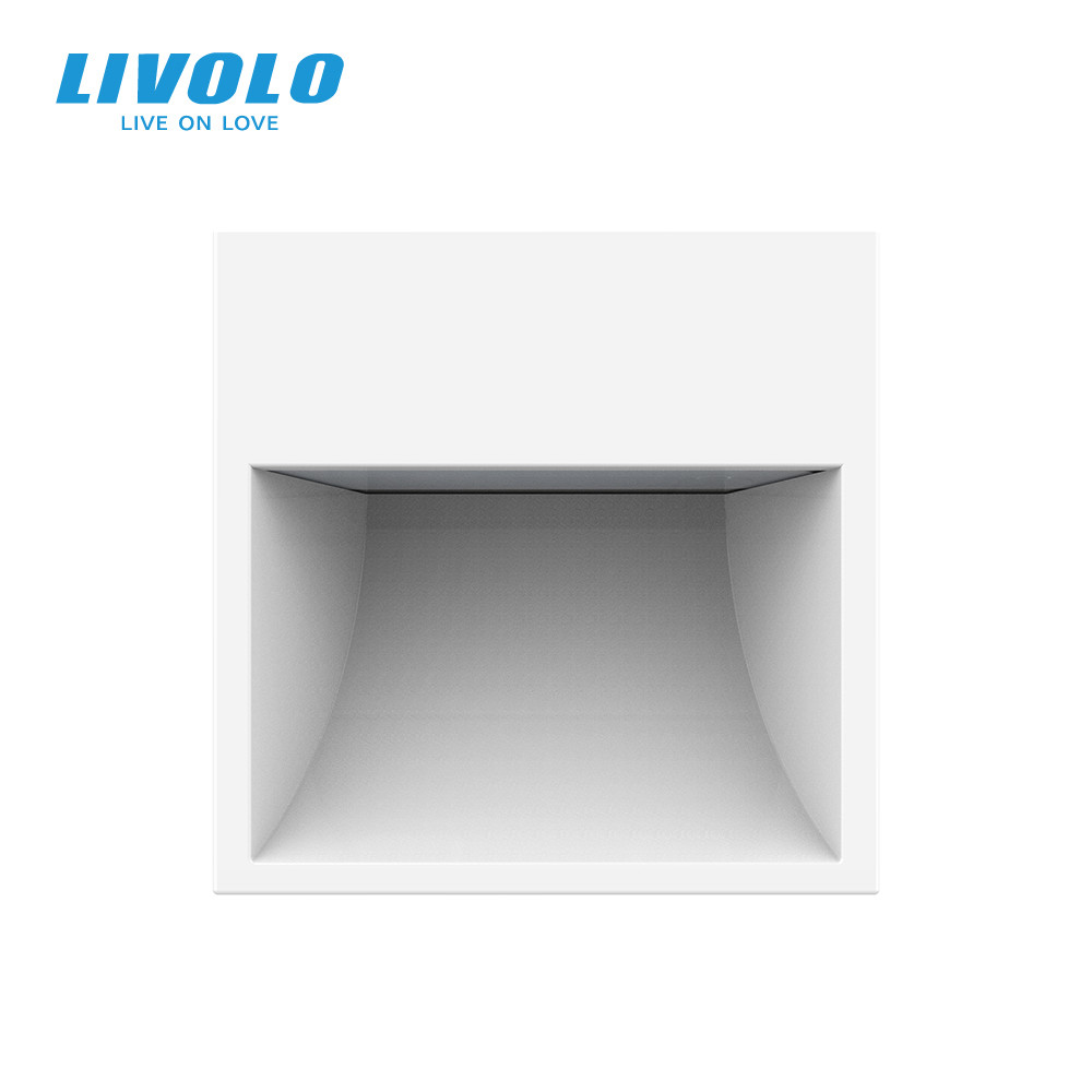 LIVOLO Механізм світильник для сходів підлоги, білий, 2700K, 220В, 0.35Вт Livolo (VL-FCL1-2WP) Киев - изображение 3