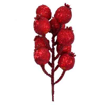 Декоративная ветвь YES! Fun Красные гранаты 22 см, засахаренная (972789) Винница