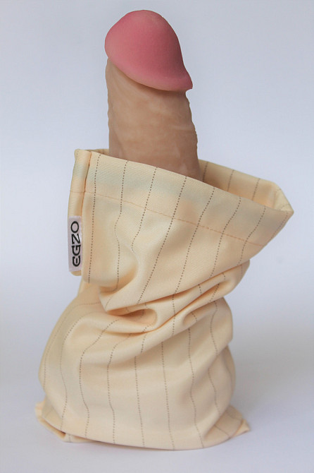 Фалоімітатор EGZO Ciberskin DS003 (23,5 см х 5 см) Sex Aura Київ - фото 6