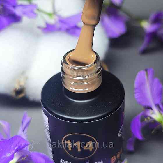 Гель-лак для нігтів Bee Nails 114 (блідо-коричневий) 8мл Херсон