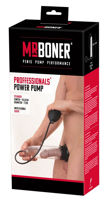 Мужская помпа - Mister Boner Professionals Power Pump Sex Aura Киев - изображение 5