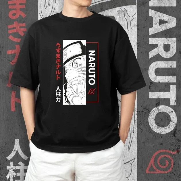 Футболка для підлітка хлопчика з принтом Наруто Узумакі Black Розмір 160 Anime10336 Дніпро - фото 3