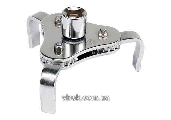 Ключ до оливного фільтру "краб" YATO, на квадр. 3/8", 1/2", 63-120мм, 3 ножки [12/36] Одеса