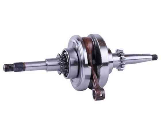 Коленвал с подшипниками 6204RS, 6004RS для скутера 50Т4, пара Мукачево