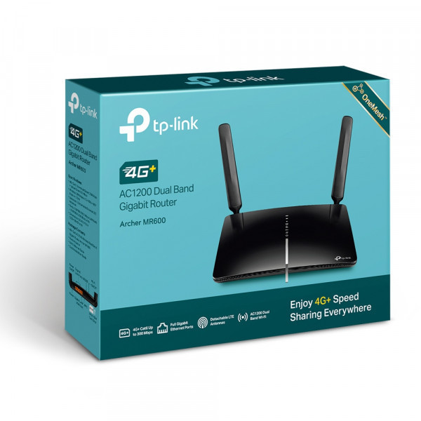Маршрутизатор TP-Link Archer MR600, AC1200 4G LTE 3xGE LAN 1xGE WAN 1xSim Card Slot (Archer MR600) Київ - фото 4