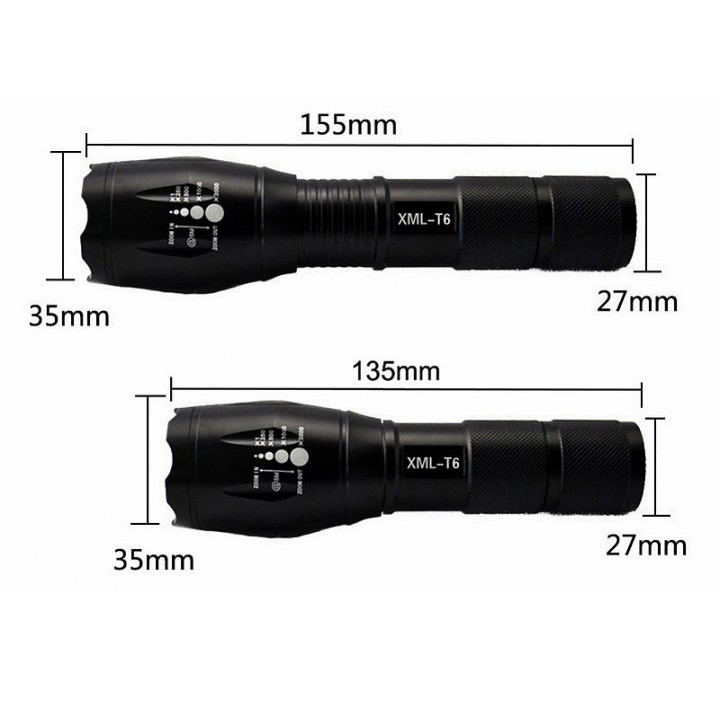 Военный тактический фонарь BL-1831 T6 Police Лед фонарь переносной аккумуляторный ET-57 Львов - изображение 1