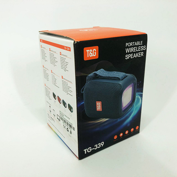 Колонка з подсвечиванием портативная TG339, Bluetooth колонка с освещением bluetooth бюджетная KN-89 Львов - изображение 8