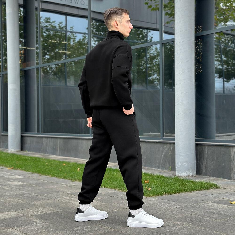 Спортивний костюм зимовий чоловічий чорний Pobedov Grand ЗИМА Київ - фото 8