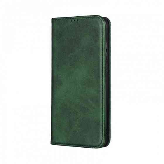 Чохол-книжка Xiaomi Redmi Note 15 4G 5G Шкіряний (зелений) Одеса
